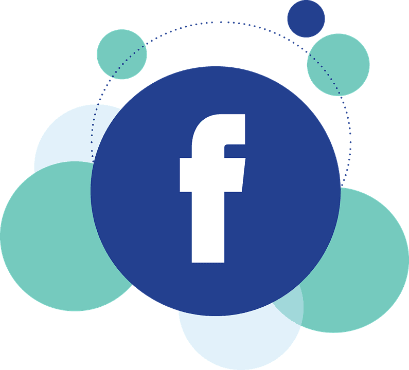 facebook blue teal